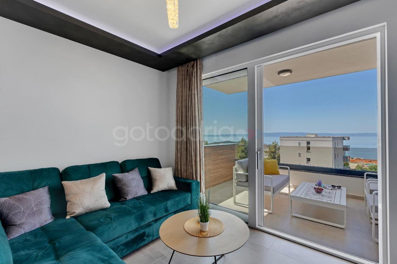 Luxury SeaView Apt Luki - FREE Parking Makarska Bagian luar foto