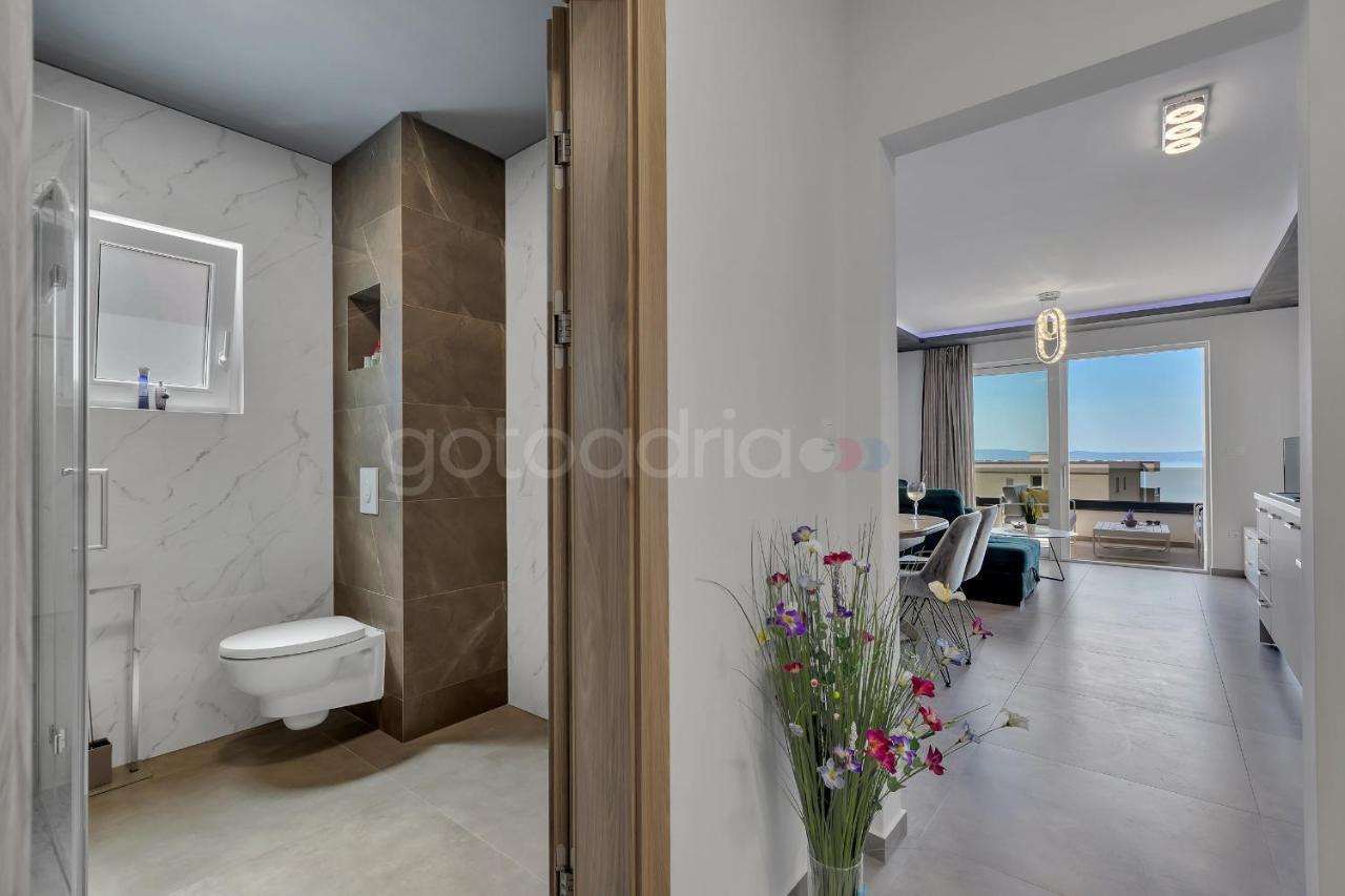 Luxury SeaView Apt Luki - FREE Parking Makarska Bagian luar foto