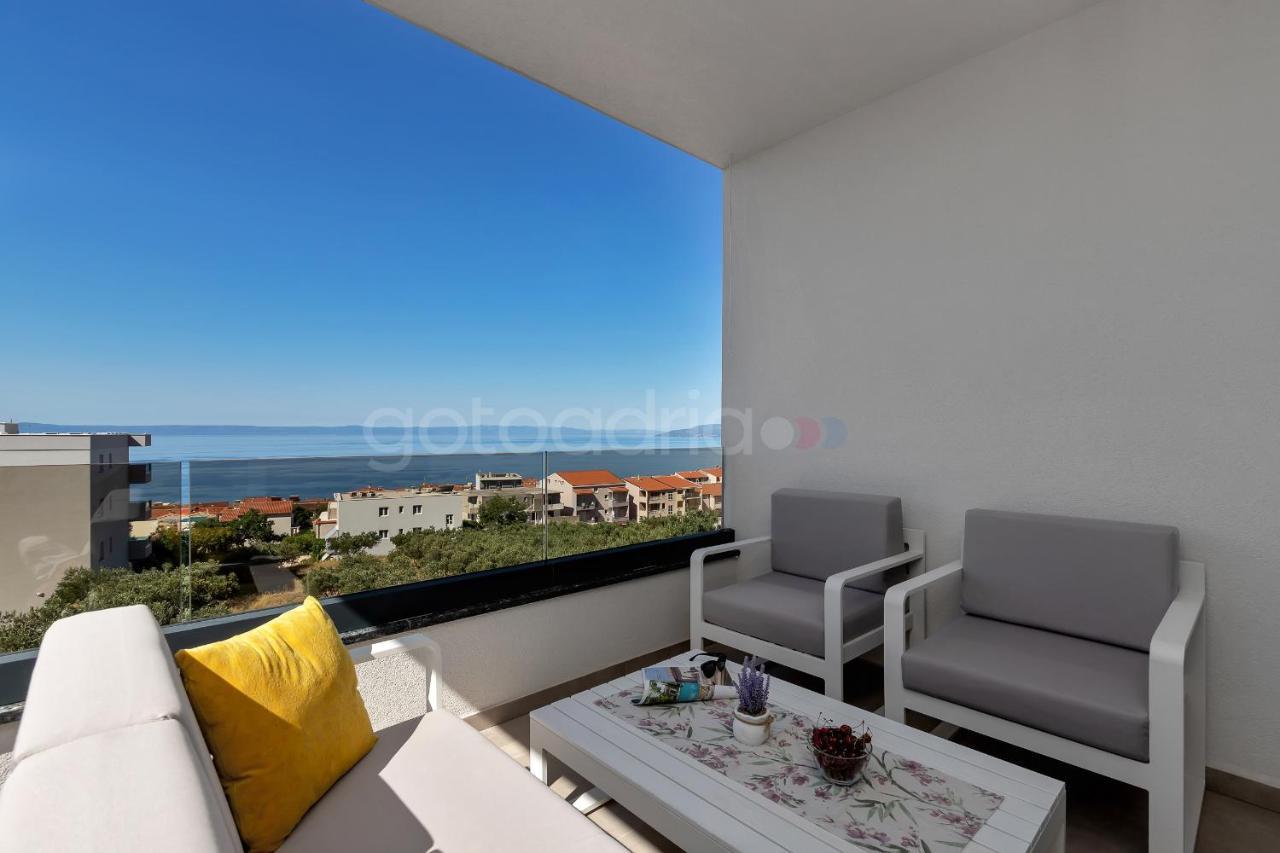 Luxury SeaView Apt Luki - FREE Parking Makarska Bagian luar foto